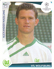 Alexander Madlung VfL Wolfsburg samolepka UEFA Champions League 2009/10 #128
